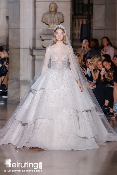 Around the World Fashion Show Georges Hobeika Spring Summer 2018 Couture at PFW Lebanon