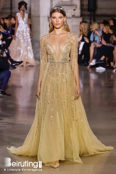 Around the World Fashion Show Georges Hobeika Spring Summer 2018 Couture at PFW Lebanon