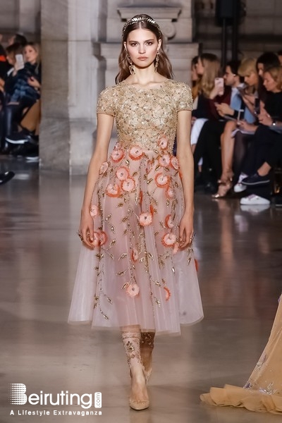 Around the World Fashion Show Georges Hobeika Spring Summer 2018 Couture at PFW Lebanon