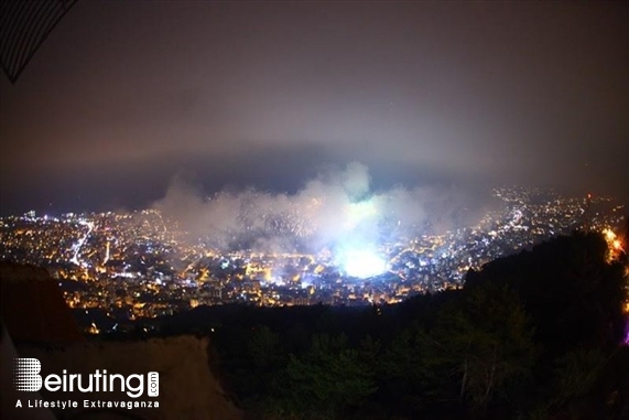 Bay Lodge Jounieh Nightlife Jounieh Festival Fireworks from Bay Lodge Lebanon