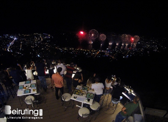 Bay Lodge Jounieh Nightlife JSF Fireworks from Bay Lodge Lebanon