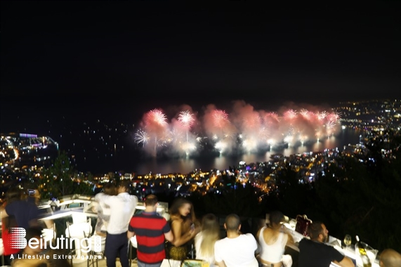 Bay Lodge Jounieh Nightlife JSF Fireworks from Bay Lodge Lebanon