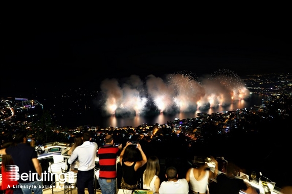 Bay Lodge Jounieh Nightlife JSF Fireworks from Bay Lodge Lebanon