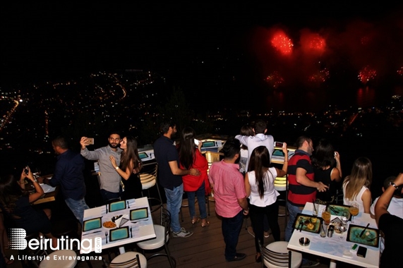 Bay Lodge Jounieh Nightlife JSF Fireworks from Bay Lodge Lebanon