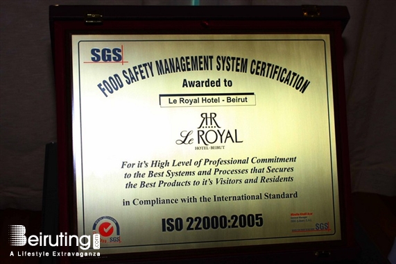 Le Royal Dbayeh Social Event Le Royal Hotel-ISO22000 Lebanon