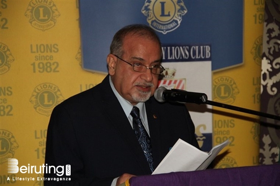 Eau De Vie-Phoenicia Beirut-Downtown Social Event Beirut City Lions Club hosting Former President HE Michel Sleiman Lebanon