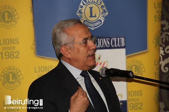 Eau De Vie-Phoenicia Beirut-Downtown Social Event Beirut City Lions Club hosting Former President HE Michel Sleiman Lebanon