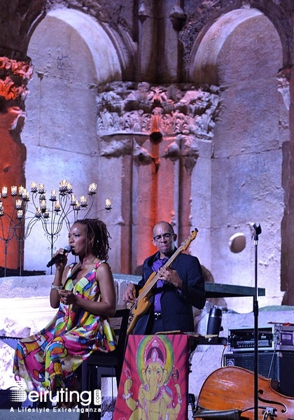 Baalback Festival Concert Lisa Simone at Baalbeck Festival Lebanon