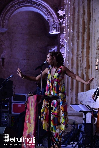 Baalback Festival Concert Lisa Simone at Baalbeck Festival Lebanon