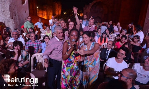 Baalback Festival Concert Lisa Simone at Baalbeck Festival Lebanon