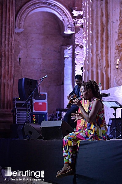 Baalback Festival Concert Lisa Simone at Baalbeck Festival Lebanon