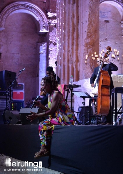 Baalback Festival Concert Lisa Simone at Baalbeck Festival Lebanon