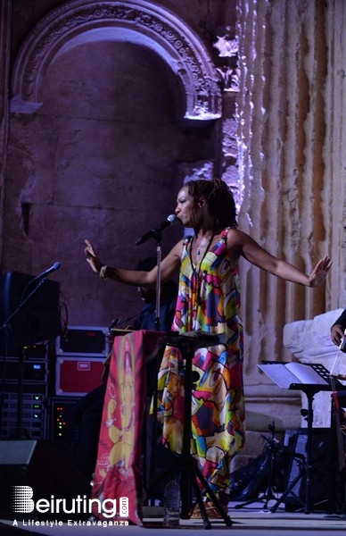 Baalback Festival Concert Lisa Simone at Baalbeck Festival Lebanon