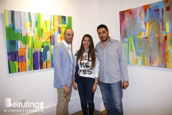 Activities Beirut Suburb Exhibition Painting Exhibition by Louma Rabah and Charbel Abi Azar Lebanon