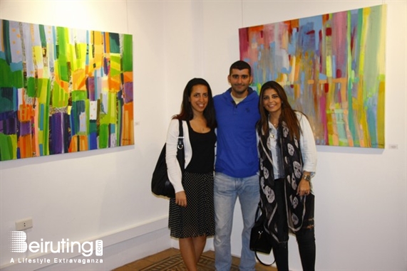 Activities Beirut Suburb Exhibition Painting Exhibition by Louma Rabah and Charbel Abi Azar Lebanon