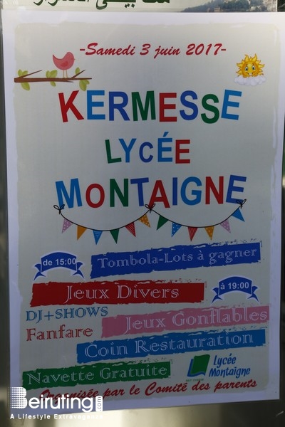 Activities Beirut Suburb Kids Kermesse Lycee Montaigne Lebanon