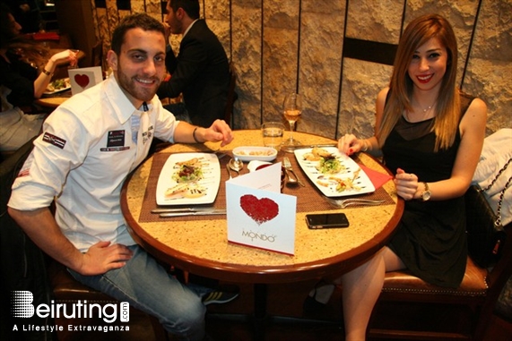 Mondo-Phoenicia Beirut-Downtown Nightlife Valentine's at Caffe Mondo Lebanon