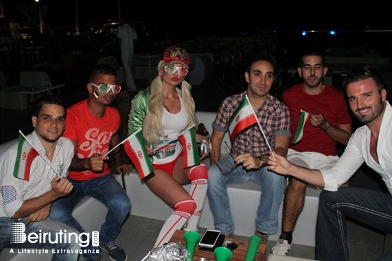 Veer Kaslik Social Event Myriam Klink Celebrating World Cup Lebanon
