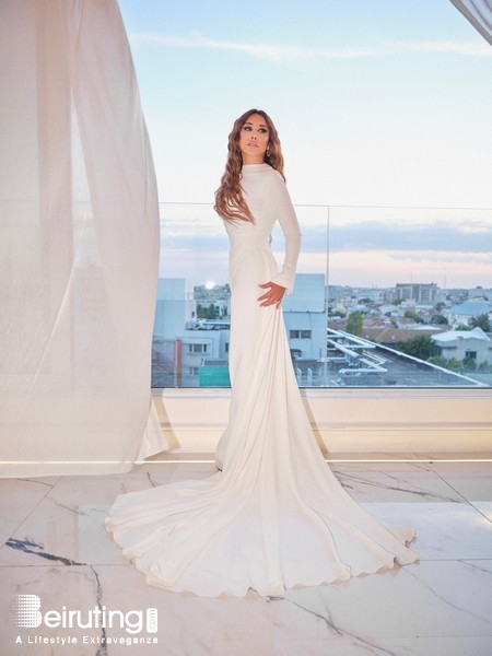 Fashion Show Najwa Karam's Bridal Dress Lebanon