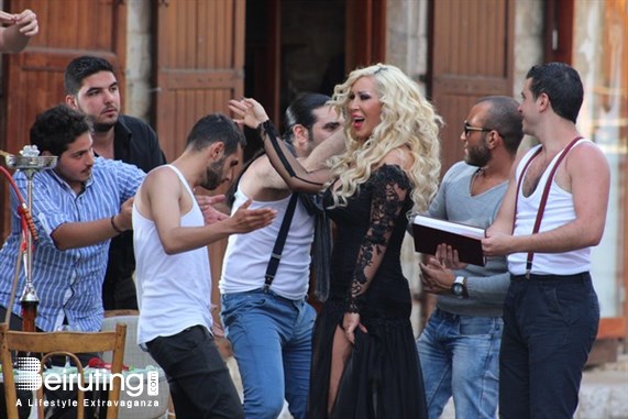 Activities Beirut Suburb Social Event Nourhan Making of New Video Clip Lebanon