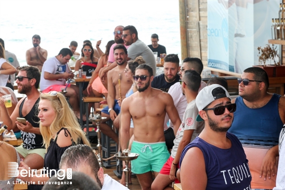 Ocean Blue Jbeil Beach Party Majd Moussally at Ocean Blue Lebanon