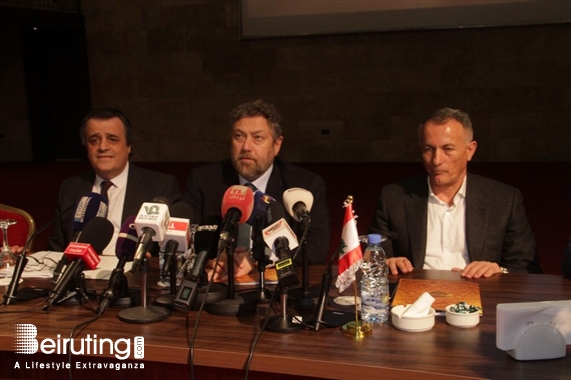 Reston Hotel Lebanon Jounieh Social Event Electricity plan Press Conference at Reston Hotel Lebanon