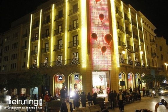 Social Event Patchi unveils its Christmas Window and Facade Lighting   Lebanon