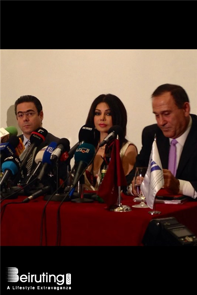 Activities Beirut Suburb Social Event Haifa Wehbe Ambassador for Road and Security Lebanon