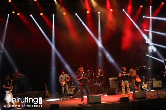 Biel Beirut-Downtown Concert Playing for Change Band at Beirut Holidays Lebanon