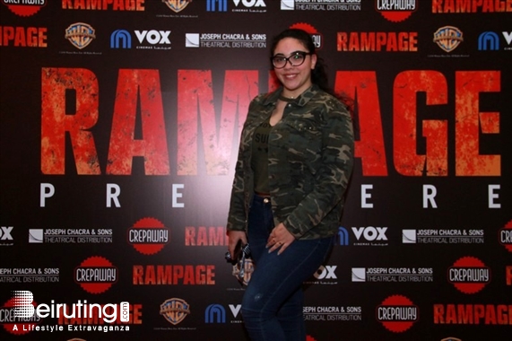 City Centre Beirut Beirut Suburb Social Event Premiere of Rampage Lebanon