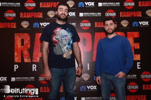 City Centre Beirut Beirut Suburb Social Event Premiere of Rampage Lebanon