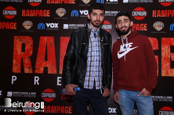 City Centre Beirut Beirut Suburb Social Event Premiere of Rampage Lebanon