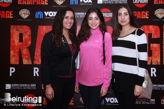 City Centre Beirut Beirut Suburb Social Event Premiere of Rampage Lebanon