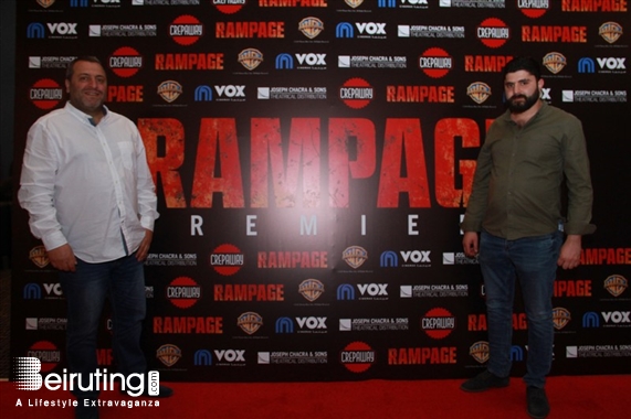 City Centre Beirut Beirut Suburb Social Event Premiere of Rampage Lebanon