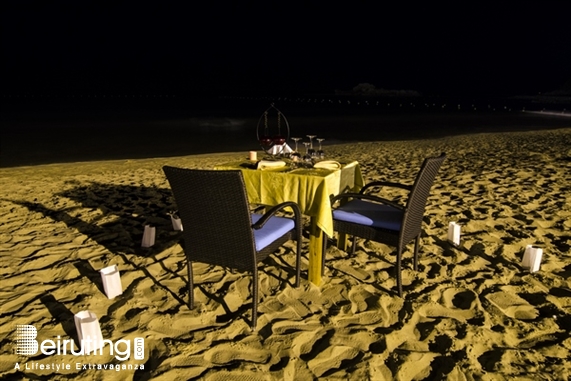 Edde Sands Jbeil Nightlife Romantic Dinner on the beach Lebanon