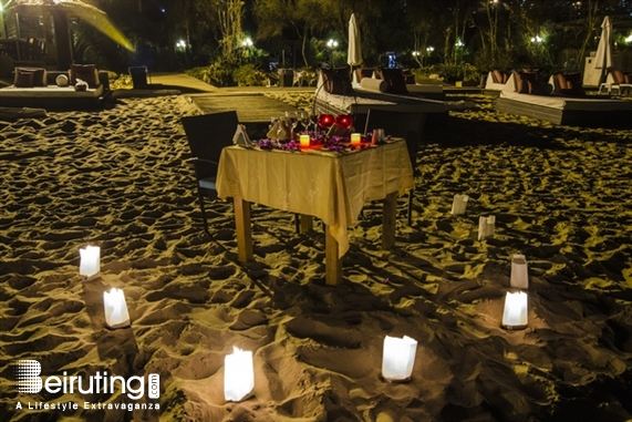 Edde Sands Jbeil Nightlife Romantic Dinner on the beach Lebanon