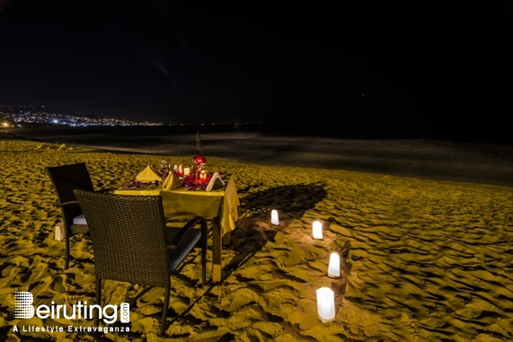 Edde Sands Jbeil Nightlife Romantic Dinner on the beach Lebanon