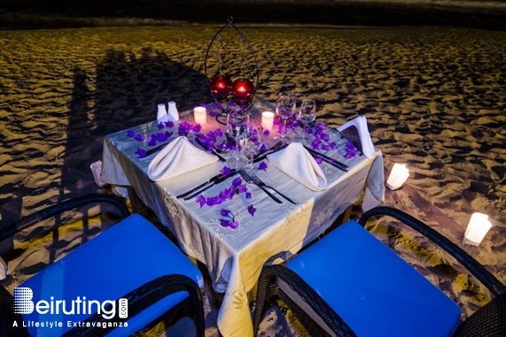 Edde Sands Jbeil Nightlife Romantic Dinner on the beach Lebanon