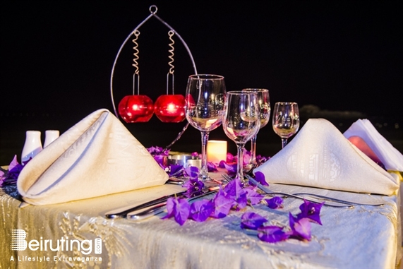 Edde Sands Jbeil Nightlife Romantic Dinner on the beach Lebanon