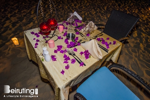 Edde Sands Jbeil Nightlife Romantic Dinner on the beach Lebanon