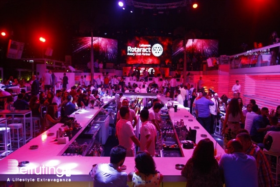 White  Beirut Suburb Nightlife Rotaract Club Massive Party Lebanon