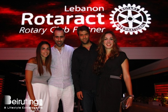 White  Beirut Suburb Nightlife Rotaract Club Massive Party Lebanon