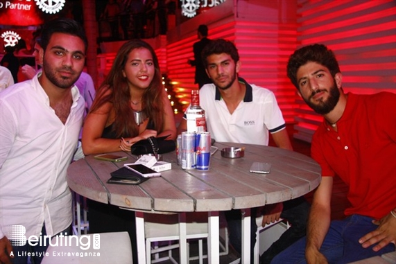 White  Beirut Suburb Nightlife Rotaract Club Massive Party Lebanon