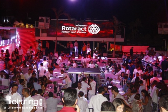 White  Beirut Suburb Nightlife Rotaract Club Massive Party Lebanon