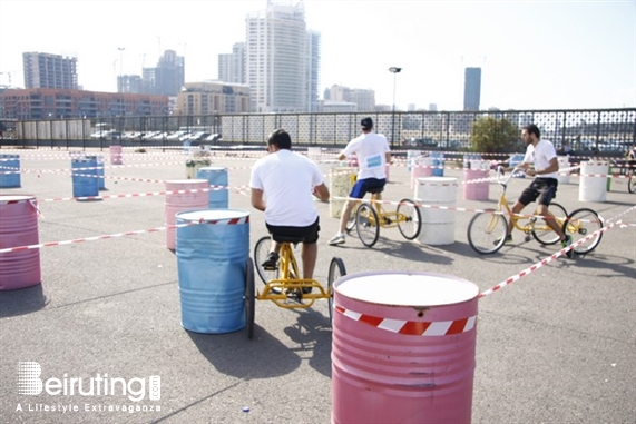 Biel Beirut-Downtown Outdoor RotarBike Rally Paper Lebanon