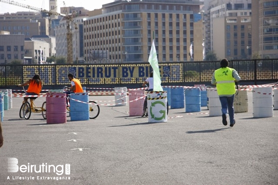 Biel Beirut-Downtown Outdoor RotarBike Rally Paper Lebanon