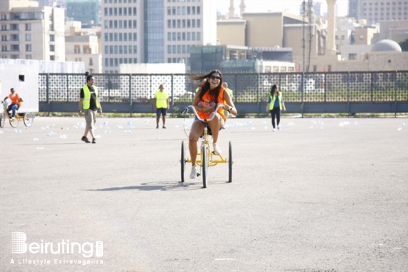 Biel Beirut-Downtown Outdoor RotarBike Rally Paper Lebanon