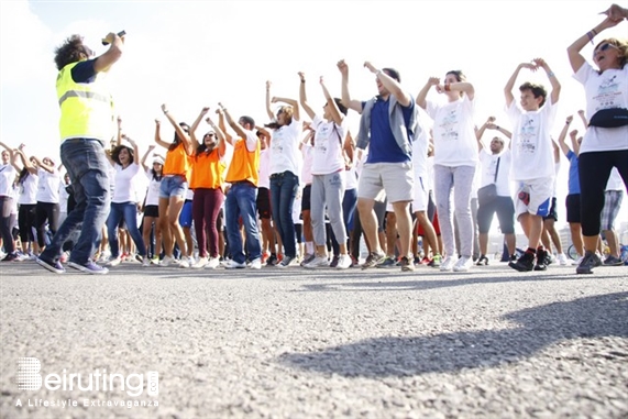 Biel Beirut-Downtown Outdoor RotarBike Rally Paper Lebanon