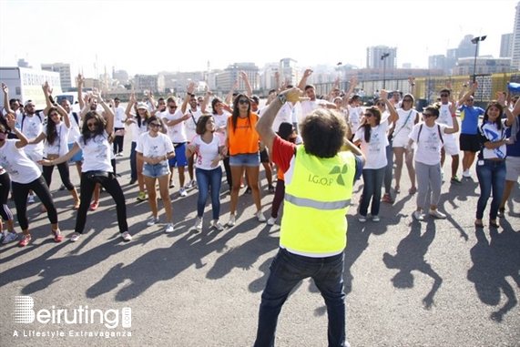 Biel Beirut-Downtown Outdoor RotarBike Rally Paper Lebanon