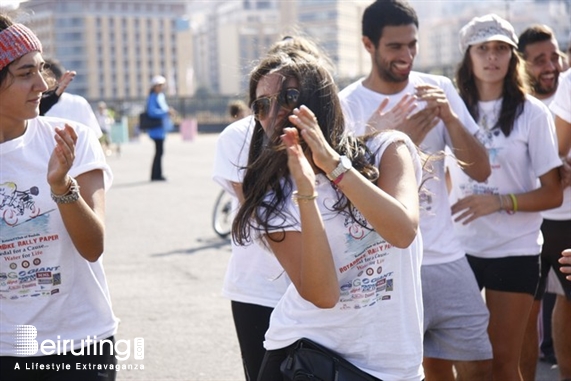 Biel Beirut-Downtown Outdoor RotarBike Rally Paper Lebanon